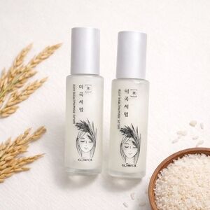 Lot of 2 Glamfox Rice Niacinamide Serum 1.7oz K-Beauty Moisturizing Skincare
